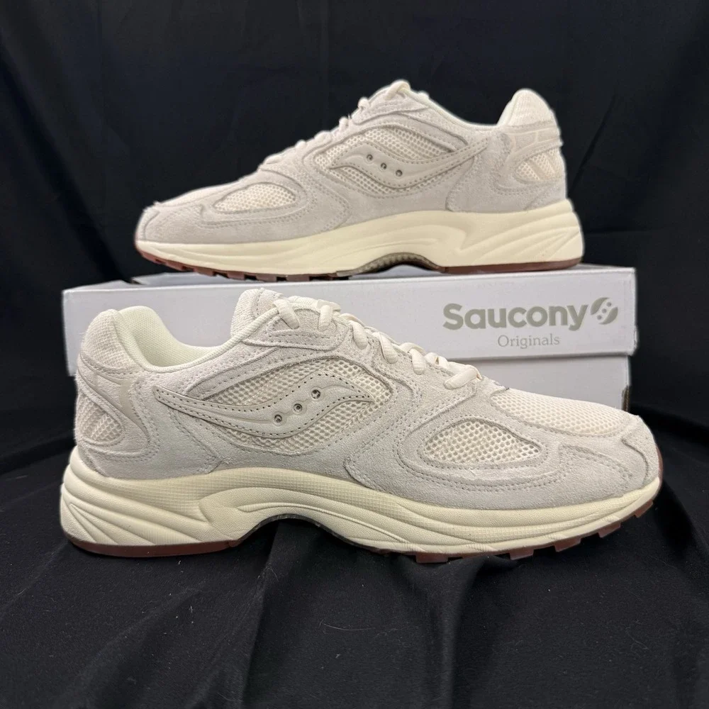 Saucony Grid Jazz 9 Suede Pack Ivory Mens Size 9.5 Womens 11 Sneakers S70898-6